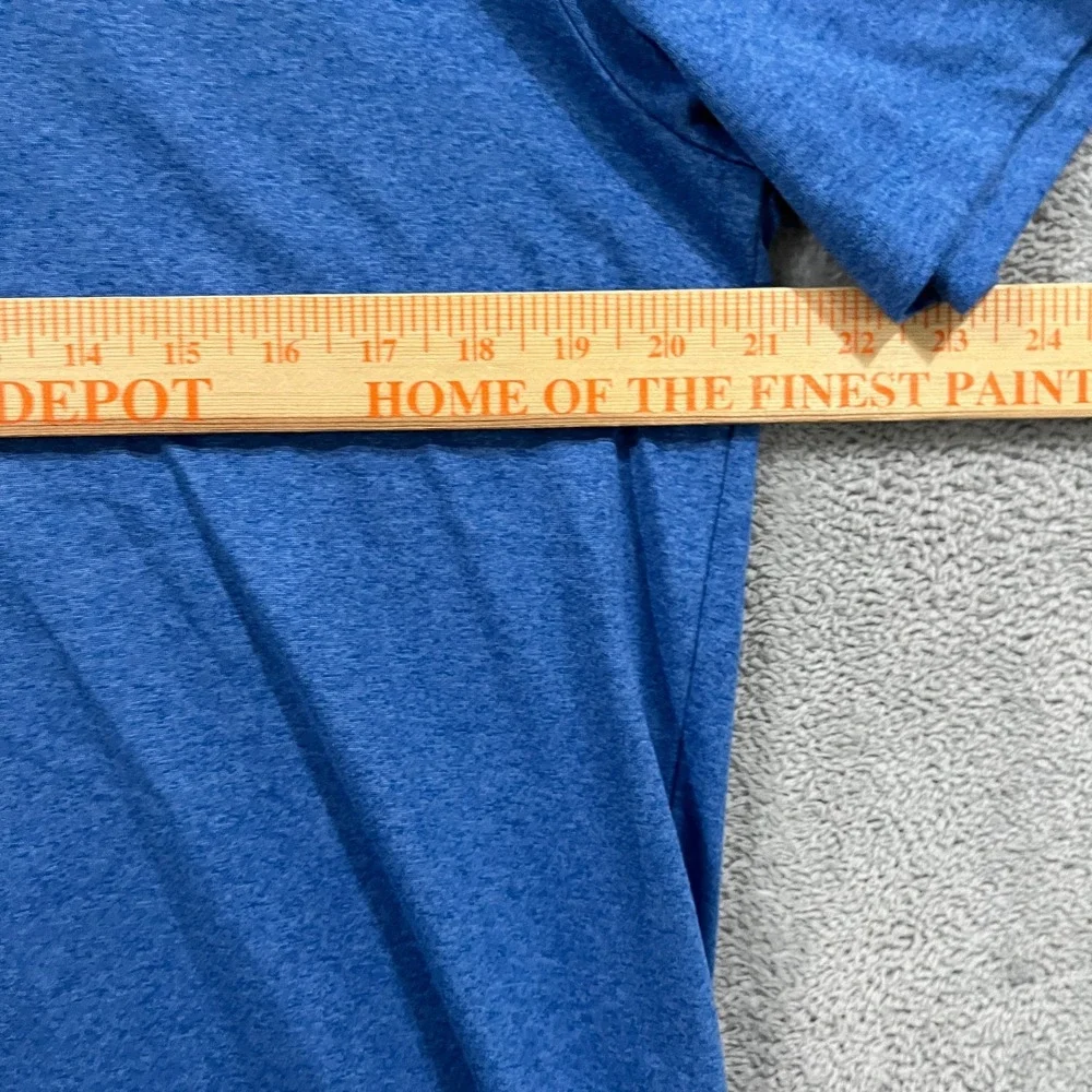 Nike Dri Fit Legend Fitness T Shirt Men Medium Heather Blue Crew Neck Athleisure